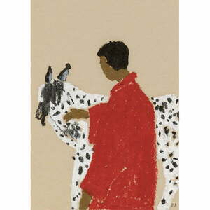 Plakat 30x40 cm Spotted Horse – The Poster Club obraz