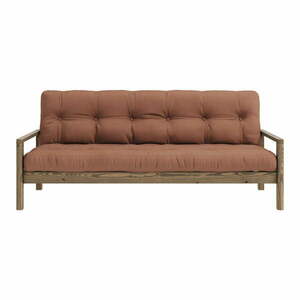 Pomarańczowobrązowa rozkładana sofa 205 cm Knob – Karup Design obraz