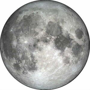 Obraz ø 70 cm The Moon – Malerifabrikken obraz
