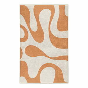 Pomarańczowy dywan odpowiedni do prania 80x150 cm Caramel Latte – Mila Home obraz