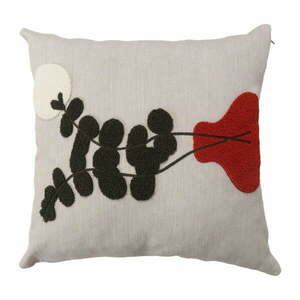 Lniana poduszka dekoracyjna 43x43 cm Vazo – Mioli Decor obraz