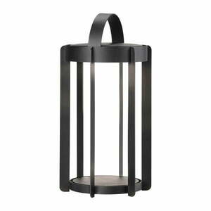Czarny zewnętrzny lampion LED na USB (wysokość 30 cm) Firefly – Zone obraz