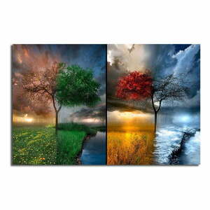 Obraz na płótnie Seasons, 70x45 cm obraz
