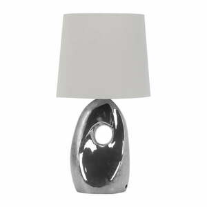 Lampa stołowa z tekstylnym kloszem (wysokość 43 cm) Hierro – Candellux Lighting obraz
