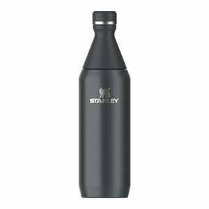 Czarna butelka ze stali nierdzewnej 600 ml All Day Slim – Stanley obraz