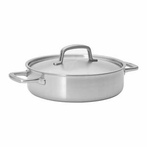 Głęboka patelnia z pokrywką ze stali nierdzewnej ø 28 cm Lucca 3.0 – FABINI obraz