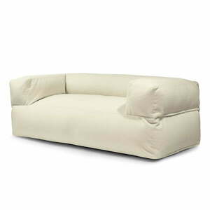 Kremowy worek do siedzenia z materiału bouclé Sofa MooG – SLOWDOWN obraz