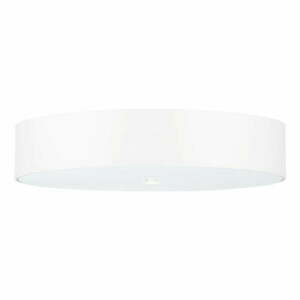 Biała lampa sufitowa ze szklanym kloszem ø 60 cm Herra – Nice Lamps obraz