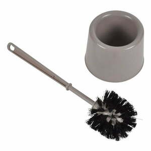 Jasnobrązowa plastikowa szczotka do WC – Homéa obraz
