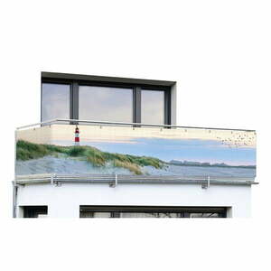 Plastikowa osłona balkonowa 500x85 cm North Sea Coast – Maximex obraz