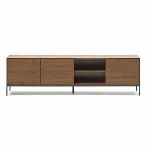 Szafka pod TV w dekorze orzecha 195x55 cm Vedrana – Kave Home obraz