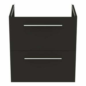 Antracytowa wisząca szafka pod umywalkę 60x63 cm i.Life A – Ideal Standard obraz