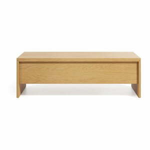 Stolik w dekorze dębu 60x110 cm Abilen – Kave Home obraz
