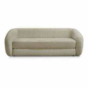Jasnobrązowa rozkładana sofa z tkaniny szenilowej 228 cm Neyo – Bobochic Paris obraz