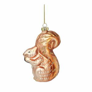 Szklana ozdoba świąteczna wykonana ręcznie 11 cm Squirrel – Sass & Belle obraz