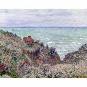 Reprodukcja obrazu Claude'a Moneta – Cabin of the Customs Watch, 50x40 cm obraz