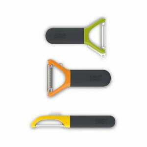 Obieraczki ze stali nierdzewnej zestaw 3 szt. Perfect Peeler – Joseph Joseph obraz