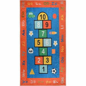 Pomarańczowy dziecięcy dywan do zabawy odpowiedni do prania 100x160 cm Hopscotch Orange – Vitaus obraz