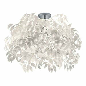 Biała lampa wisząca Trio Pendant Leavy, wys. 73 cm obraz