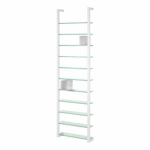 Biała metalowa półka 46 cm Cubic – Spinder Design obraz