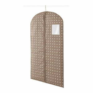Beżowy pokrowiec na ubrania Compactor Dots, 100 cm obraz