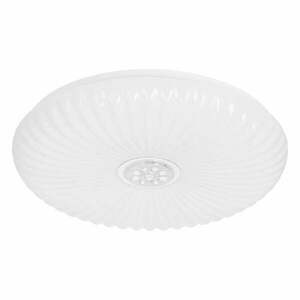 Biała lampa sufitowa LED ze zdalnym sterowaniem i ściemniaczem 38x38 cm Perola – Candellux Lighting obraz