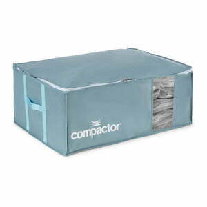 Plastikowy pojemnik próżniowy do przechowywania ubrań 65x45x27 cm Blue Edition – Compactor obraz