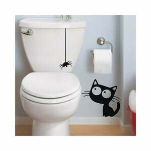 Naklejka Ambiance Cat And Spider obraz