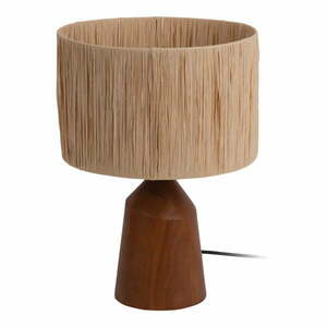Lampa stołowa z kloszem z plecionki papierowej (wys. 35, 5 cm) Sheer Trapeze – Leitmotiv obraz