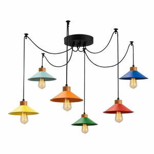 Lampa wisząca z metalowym kloszem Manavgat – Opviq lights obraz