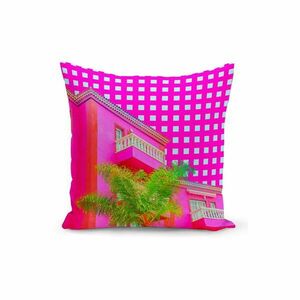 Poduszka z wypełnieniem Kate Louise Neo Pink, 43x43 cm obraz