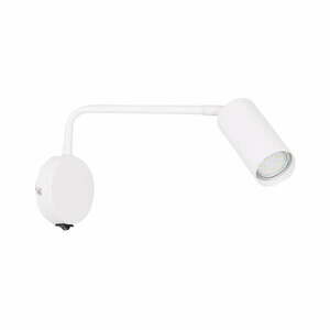 Biały metalowy kinkiet Tina – Candellux Lighting obraz