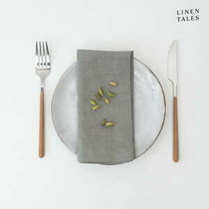 Serwetki zestaw 2 szt. lniane Khaki – Linen Tales obraz