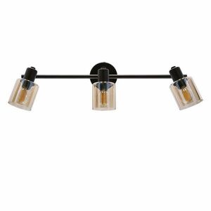 Lampa sufitowa ze szklanym kloszem 9x58 cm Agra – Candellux Lighting obraz
