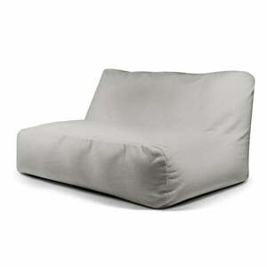 Jasnoszary worek do siedzenia z materiału bouclé Sofa Tube 160 – SLOWDOWN obraz