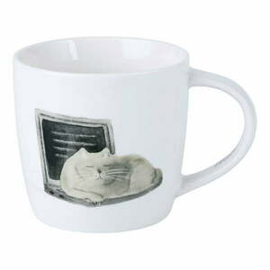 Biały porcelanowy kubek 400 ml Computer Cat – Maxwell & Williams obraz