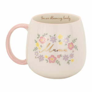 Jasnoróżowy porcelanowy kubek 450 ml Mama You Are Blooming – Sass & Belle obraz