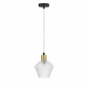 Lampa wisząca w kolorze złota ze szklanym kloszem ø 14 cm Greniko – Candellux Lighting obraz