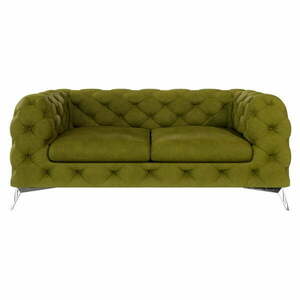 Zielona aksamitna sofa 185 cm Chelsea – Ropez obraz