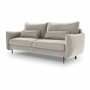 Beżowa sofa rozkładana ze schowkiem Cosmopolitan Design Vermont obraz