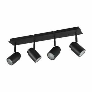 Metalowa lampa punktowa w kolorze matowej czerni 19x52 cm Angelo – Trio obraz