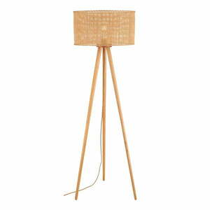 Rattanowa lampa stojąca SULION Rattan, wys. 145 cm obraz