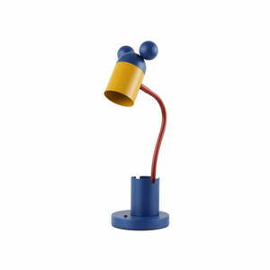 Niebieska lampa stołowa z metalowym kloszem (wysokość 50 cm) Mouse – GTV obraz