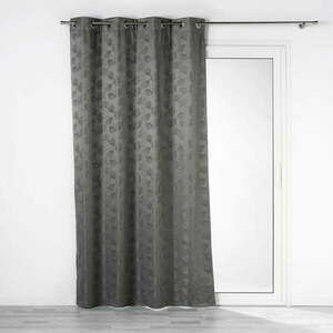 Antracytowa żakardowa zasłona zaciemniająca 140x260 cm Lunella – douceur d'intérieur obraz