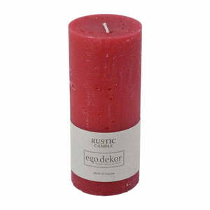 Czerwona świeczka Rustic candles by Ego dekor Rust, 58 h obraz