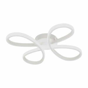 Biała lampa sufitowa LED 40x40 cm Fly – Trio obraz