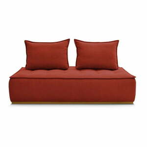 Ceglasta sofa z materiału bouclé 175 cm Elisa – Bobochic Paris obraz