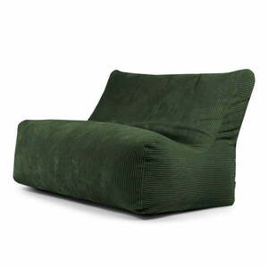 Zielony sztruksowy worek do siedzenia Sofa Seat Lounge – SLOWDOWN obraz