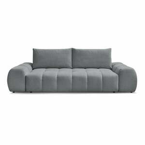 Ciemnoszara sofa z tkaniny szenilowej 278 cm Everest – Bobochic Paris obraz