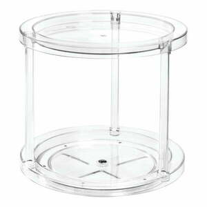 Okrągły obrotowy dwupoziomowy stojak na pojemniki iDesign The Home Edit, ⌀ 24, 1 cm obraz